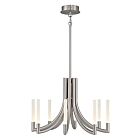 Eurofase Lighting 49010-022 Olette 8-Lights 32W Brushed Nickel LED Chandelier