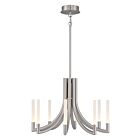 Eurofase Lighting 49010-022 Olette 8-Lights 32W Brushed Nickel LED Chandelier