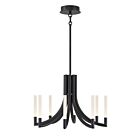Eurofase Lighting 49010-039 Olette 8-Lights 32W Matte Black LED Chandelier