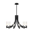 Eurofase Lighting 49011-036 Olette 12-Lights 40W Matte Black LED Chandelier