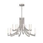 Eurofase Lighting 49012-026 Olette 20-Lights 80W Brushed Nickel LED Chandelier