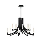Eurofase Lighting 49012-033 Olette 20-Lights 80W Matte Black LED Chandelier
