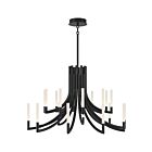 Eurofase Lighting 49012-033 Olette 20-Lights 80W Matte Black LED Chandelier