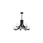 Eurofase Lighting 49012-033 Olette 20-Lights 80W Matte Black LED Chandelier