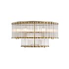 Eurofase Lighting 49169-010 Glasbury 9-Lights 60W Gold LED Flush Mount