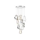 Eurofase Lighting 49237-023 Norah 16-Lights 40W Polished Nickel LED Chandelier