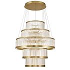Eurofase Lighting 49350-012 Empra 5-Lights 350W Gold LED Chandelier