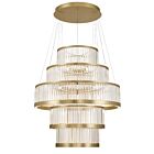 Eurofase Lighting 49350-012 Empra 5-Lights 350W Gold LED Chandelier