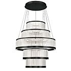 Eurofase Lighting 49350-029 Empra 5-Lights 350W Matte Black LED Chandelier