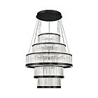 Eurofase Lighting 49350-029 Empra 5-Lights 350W Matte Black LED Chandelier