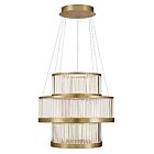 Eurofase Lighting 49351-019 Empra 3-Lights 185.1W Gold LED Chandelier
