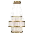 Eurofase Lighting 49351-019 Empra 3-Lights 185.1W Gold LED Chandelier