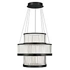 Eurofase Lighting 49351-026 Empra 3-Lights 185.1W Matte Black LED Chandelier