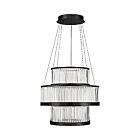 Eurofase Lighting 49351-026 Empra 3-Lights 185.1W Matte Black LED Chandelier