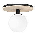 Eurofase Lighting 49915-023 Carnagie 1-Light 20W Matte Black LED Flush Mount