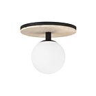 Eurofase Lighting 49915-023 Carnagie 1-Light 20W Matte Black LED Flush Mount