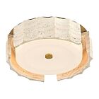 Eurofase Lighting 49927-016 Roslington 1-Light 20W Gold LED Semi Flush Mount