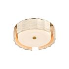 Eurofase Lighting 49927-016 Roslington 1-Light 20W Gold LED Semi Flush Mount