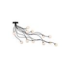Eurofase Lighting 49950-014 Athena 12-Lights 2.83W Matte Black LED Semi Flush Mount