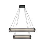 Eurofase Lighting 50054-015 Neoness 8-Lights 126.4W Matte Black LED Chandelier