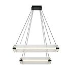 Eurofase Lighting 50054-022 Neoness 8-Lights 126.4W Matte Black LED Chandelier