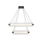 Eurofase Lighting 50055-029 Neoness 8-Lights 126.4W Weathered Brass LED Chandelier