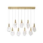 Eurofase Lighting 50103-020 Jateo 13-Lights 38W Gold LED Chandelier