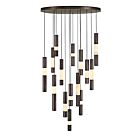 Eurofase Lighting 50119-028 Ronda 11-Lights 96.03W Harlow Bronze LED Chandelier