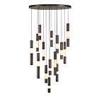 Eurofase Lighting 50119-028 Ronda 11-Lights 96.03W Harlow Bronze LED Chandelier