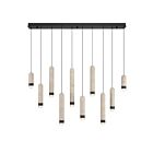 Eurofase Lighting 50129-010 Cambre 10-Lights 40W Matte Black LED Chandelier