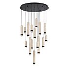 Eurofase Lighting 50130-016 Cambre 10-Lights 40W Matte Black LED Chandelier