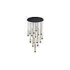Eurofase Lighting 50130-016 Cambre 10-Lights 40W Matte Black LED Chandelier