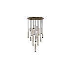 Eurofase Lighting 50130-023 Cambre 10-Lights 40W Antique Brass LED Chandelier