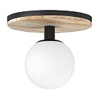 Eurofase Lighting 50186-020 Carnagie 1-Light 16W Matte Black LED Semi Flush Mount