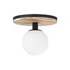 Eurofase Lighting 50186-020 Carnagie 1-Light 16W Matte Black LED Semi Flush Mount
