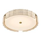Eurofase Lighting 50204-014 Roslington 1-Light 35W Gold LED Semi Flush Mount