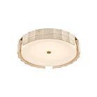 Eurofase Lighting 50204-014 Roslington 1-Light 35W Gold LED Semi Flush Mount