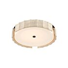 Eurofase Lighting 50205-028 Roslington 1-Light 45W Matte Black LED Semi Flush Mount