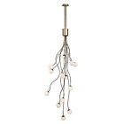 Eurofase Lighting 50256-020 Athena 13-Lights 37.96W Antique Gold LED Chandelier