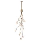 Eurofase Lighting 50256-020 Athena 13-Lights 37.96W Antique Gold LED Chandelier