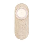 Eurofase Lighting 50272-020 Sternn 1-Light 10W Travertine LED Indoor Wall Light