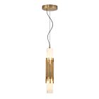 Eurofase Lighting 50352-029 Venna 1-Light 18W Antique Brass LED Chandelier