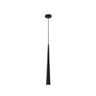 Eurofase SLIVER 20445-034 1-Light 50W Black Round Pendant