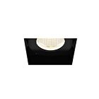 Eurofase AMIGO 28717-35-024 15W 1-Light Black 3" Square Trimless LED Downlight