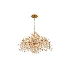 Eurofase CAMPOBASSO 29060-016 11-Lights 440W Antique Gold Chain Chandelier