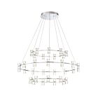 Eurofase Lighting 33726-014 NETTO 132W Chrome Round Chandelier