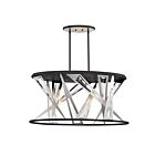 Eurofase Lighting 35645-016 SARISE 42W Black Oval Chandelier