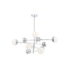 Eurofase FAIRMOUNT 35920-014 10-Lights 50W Chrome Round Chandelier
