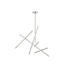 Eurofase Lighting 36250-028 CROSSROADS 10W Satin Nickel Chandelier