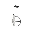 Eurofase Lighting 37035-013 BERKLEY 59W Matte Black Round Chandelier